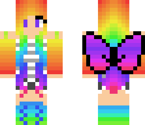 cute rainbow fairy girl