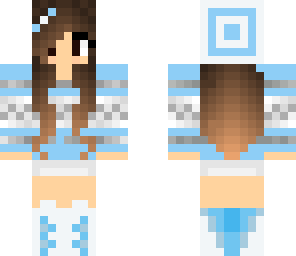 periwinkle brunette