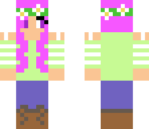 girl with a flower chain