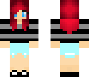 shy red head