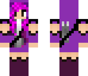 pink haired huntress edited