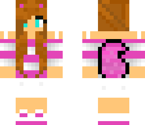 pink fox girl