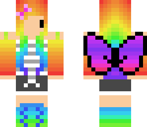 chibi rainbow fairy girl edited