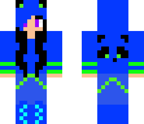 blue girl