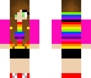 rainbow hoodie girl fixed
