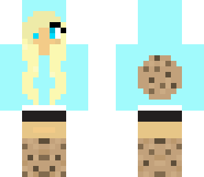blue cookie girl