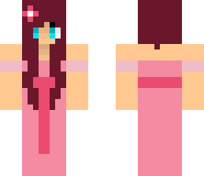 pink party gown
