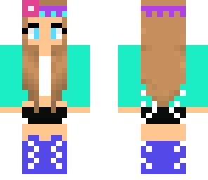 pretty aqua girl
