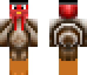 turkey with hat