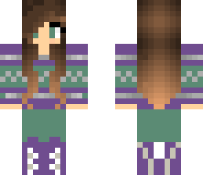 winter cozy girl skin