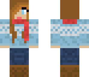 winter girl skin