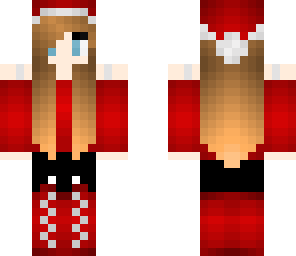 blonde christmas girl