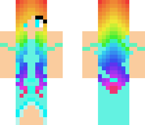 edited rainbow girl
