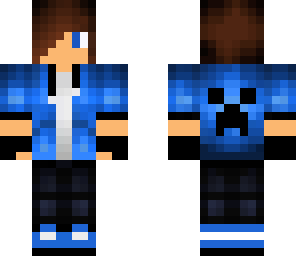 blue creeper hoodie