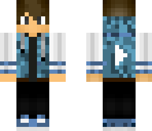 blue version of high school school youtuber