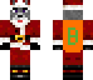 brittonminecraft santa clause wolf