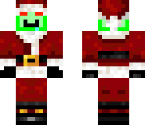 cool green guy santa