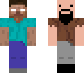 Notch And Herobrine Minecraft Skin