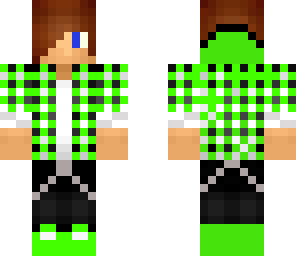 green plaid