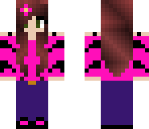 pink and black zebra girl