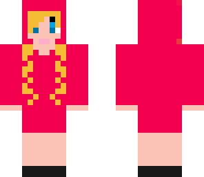 pink blonde girl
