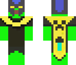 green knight with helmet