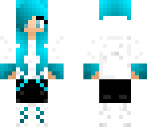 neon blue tomboy edit