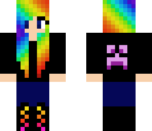 rainbow girl