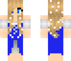 blue prom dress