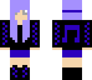 blue music girl