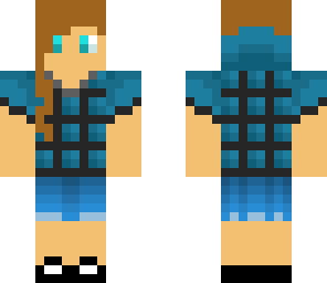 blue girl