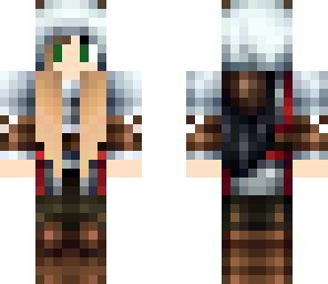 assassin girl with green eyes