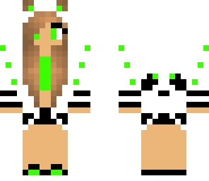 green panda girl