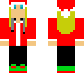 blond christmas girl