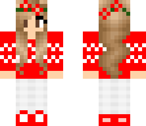 holiday sweater girl