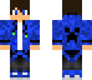 blue hoodie