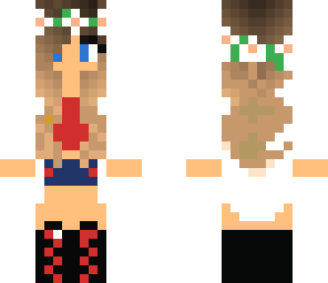 red summer girl