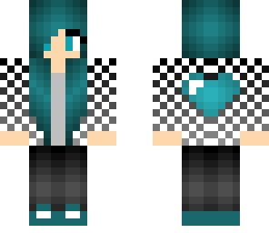 checkerboard girl