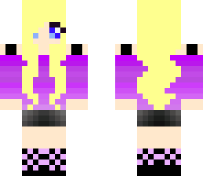 cute purple girl