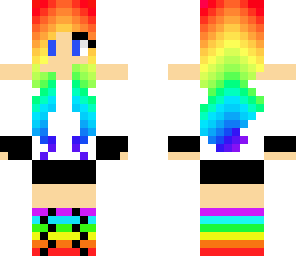 rainbow girl