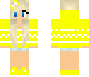 yellow flower girl