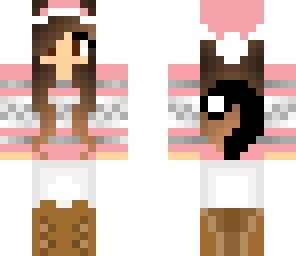 christmas cute cat girl