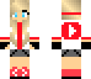 blond youtuber girl