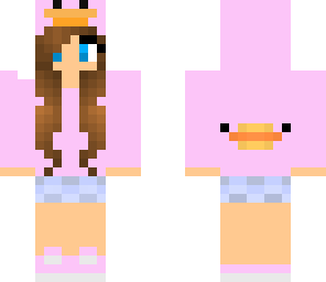 pink duck skin