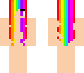 rainbow hair base