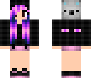 pretty purple girl