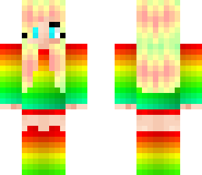 requested rainbow girl
