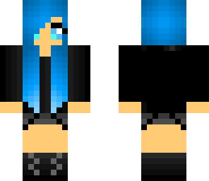 blue hair girl