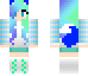 blue wolf girl