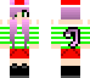 santa cat girl